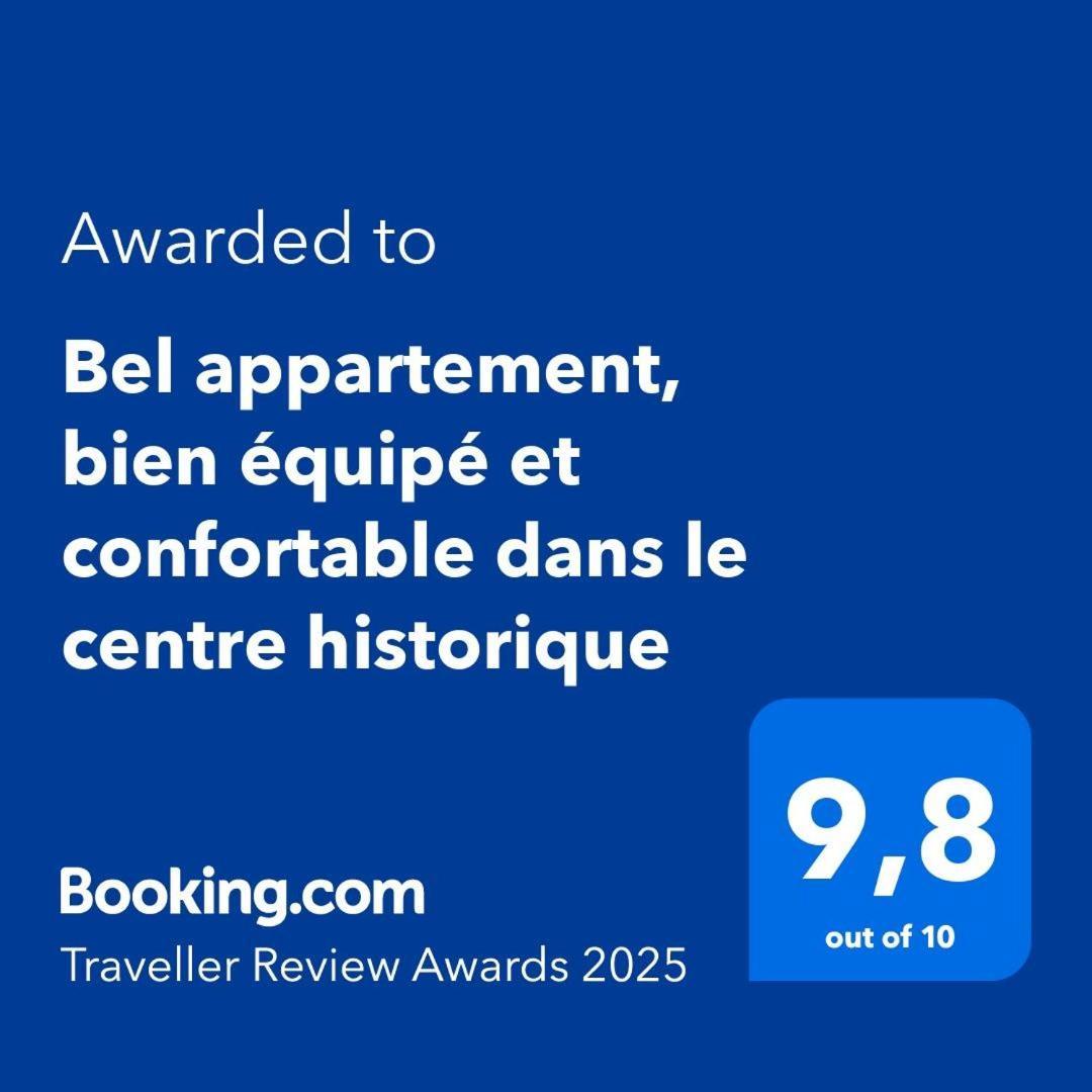 Bel Appartement, Bien Equipe Et Confortable Dans Le Centre Historique Fougères エクステリア 写真